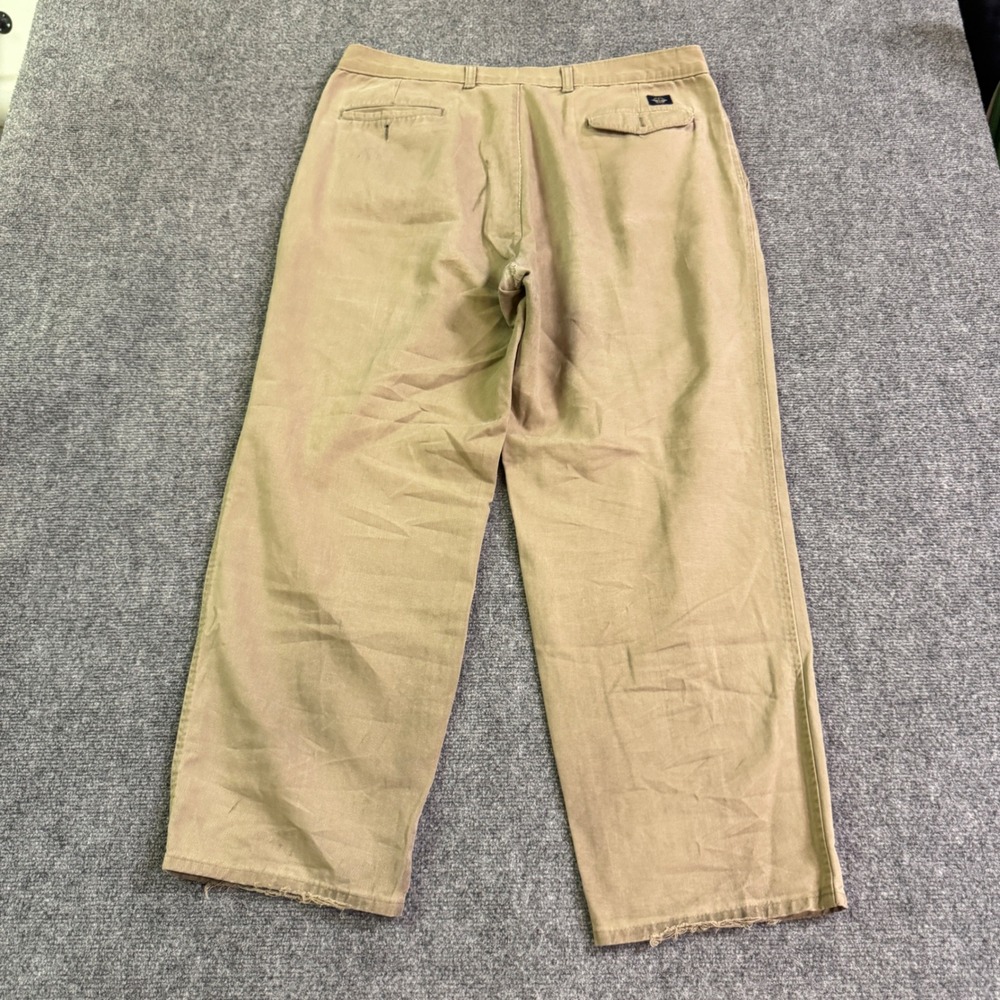 VTG Dockers Khaki Pants mens 38x30 Tan Beige Paper Tag 90s Y2K Straight Leg